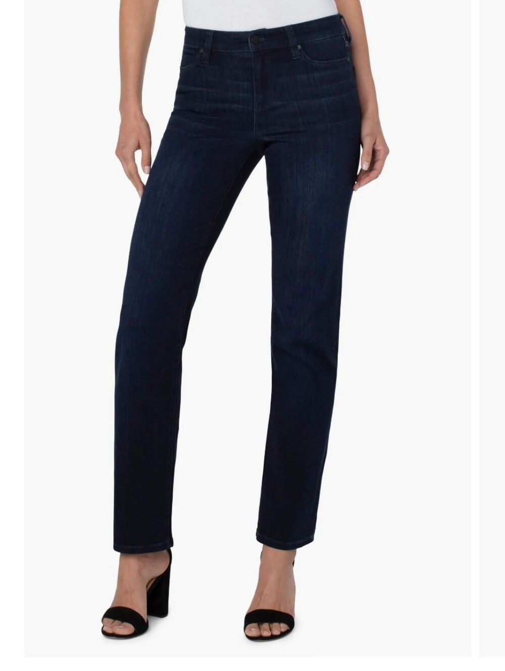 Liverpool Jeans, Size 8, 29 "Sadie" Dark Wash Denim, Straight Leg